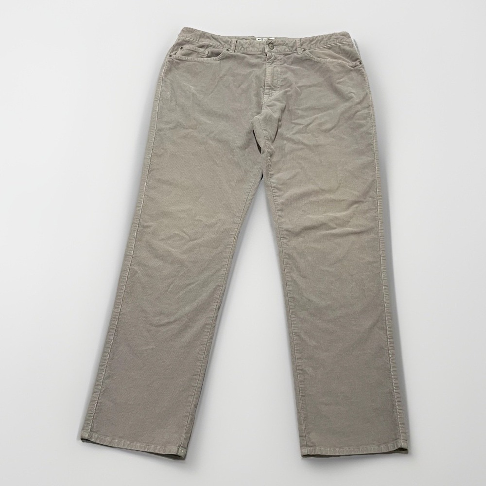 Peter Millar Mens Beige Cream Classic Corduroy Chino Golf Work Pants 36x32